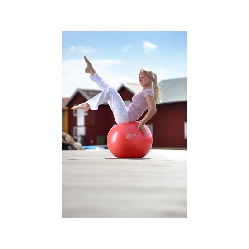 Ballon Fitball taille S avec un diamètre de 55cm et son socle